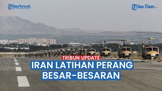 Kian Panas! Militer Iran Latihan Perang Besar-besaran Diikuti Pasukan Rudal