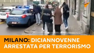 #Milano: 19enne di origine kosovara fermata per #terrorismo
