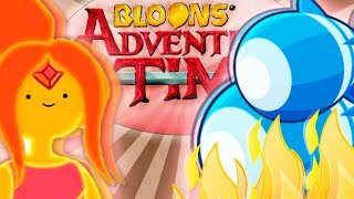 WIELKA BITKA O OGNISTĄ KRÓLEWNĘ | #008 | Bloons Adventure Time TD | PL