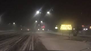 BLIZZARD: Roads Closed in Northern Valley