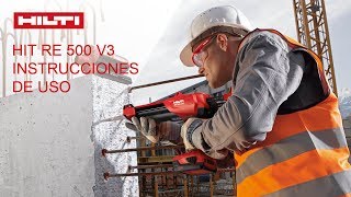 Hilti HIT RE 500 Instrucciones de uso