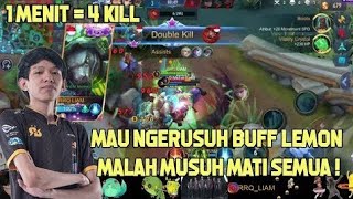RRQ LIAM COUNTER GUSION PAKAI GROCK ! BARU 1 MENIT SUDAH NGEKILL 4 | MOBILE LEGENDS