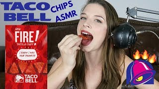 Taco Bell Chips?! ASMR Food Review