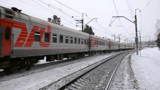 Электровоз ЭП2К-115 с пассажирским поездом №67 Абакан - Москва
