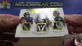 1/1 SHIELD!! - 4/12 - 2016 Panini Flawless Football 1 Box Break Hit Random #1