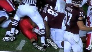 Ben Cotton violated by Texas A&M player 11/20/10