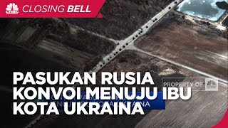 Konvoi Pasukan Rusia Menuju Ibu Kota Ukraina