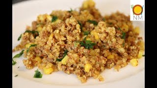 Здоровая альтернатива ПЛОВУ. Кинва(киноа) с фаршем и кукурузой. Очень вкусно и полезно!