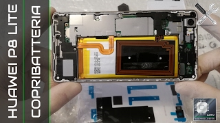 Huawei P8 Lite | Sostituzione copri batteria vetro fotocamera cover posteriore