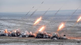 Уничтожение террористов в Сирии  Применение системы Град