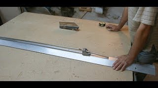 Прижимная линейка на распиловочный стол. Table saw fence.