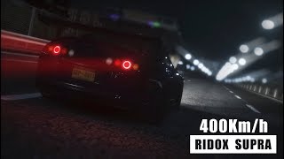 400Km/h Toyota Supra on Wangan (Bayshore route)