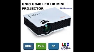 Unboxing Unic UC 40 Projector