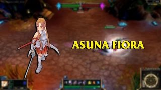 Asuna Fiora LoL Custom Skin ShowCase