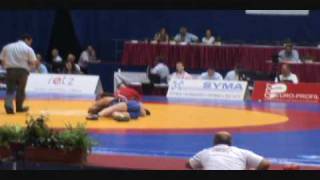 Amy Whitbeck (USA) pin Melek Atakol (TUR) in 51 kg quarterfinal women's wrestling at Junior Worlds
