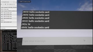 Quick socket.io chat in Unreal
