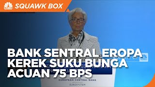 Bank Sentral Eropa Kerek Suku Bunga Acuan 75 Bps