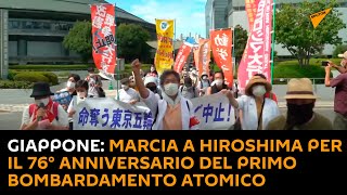 Giappone: marcia a Hiroshima per il 76° anniversario del primo bombardamento atomico