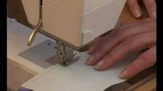 Cutting, sewing and pressing strips