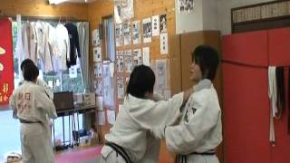 熊本中央女子高　手袋稽古
