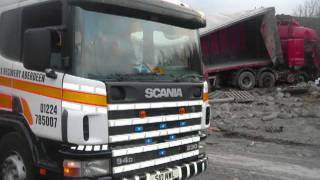 ДТП фуры на регистратор с GPS