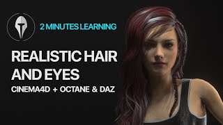 2MINLearning - Daz hair & eyes to octane