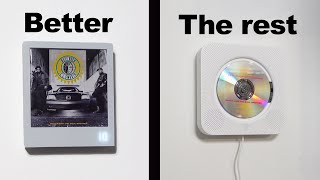 Album wall art that plays itself - km5 CP1 wall-hanging CD player