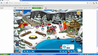 how to get to the iceberg on club penguin