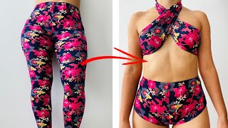 5 IDEAS DE RECICLAR O TRANSFORMAR PANTALONES QUE PUEDES HACER TÚ MISMO - DIY OLD CLOTHES RECYCLE