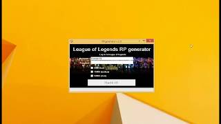 League Of Legends RP generator 2017 (NO SURVEY!)