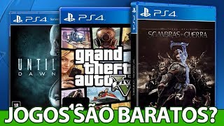 JOGOS de VIDEO GAME são muito BARATOS? Alguém ACREDITA nisso?