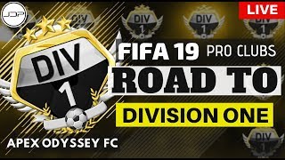 FIFA 19 PRO CLUBS Live Stream *IT STARTS HERE* (Team Member @apex_odyssey)