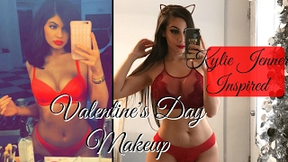 Kylie Jenner Inspired Valentine's Day Makeup Tutorial