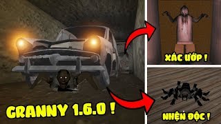 GRANNY 1.6.0 ĂN TRỘM XE BÀ NGOẠI ĐI CHƠI GÁI !!! (trộm ô tô, nhện độc, xác ướp) ✔