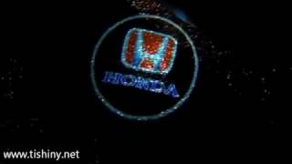 Лазерная подсветка Honda с логотипом в двери