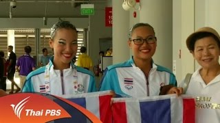 ทีมระบำใต้น้ำใช้วิทยาศาสตร์การกีฬาพัฒนานักกีฬา