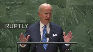 UN: Biden warns world faces "decisive decade" in UNGA speech