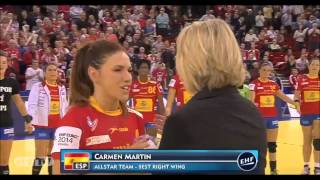 Carmen Martín - European Handball Championship in Hungary Croatia 2014