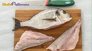 How to clean and fillet a sea bream - cooking tutorial