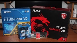 Мега распаковка (тесты) [Часть 2] Intel Core i3-6100+MSI H110 PRO-VD+HyperX 8Gb DDR4