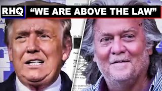 Trump & Bannon DESPERATE To Hide Truth