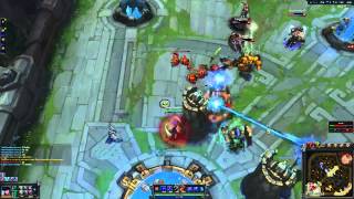 Pentakill Caitlyn 1v5