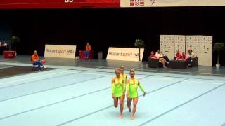 IAG 2014   179   047   WG   Age 10 18   Com   BEL   Sportac 86 Deinze, Bieke de Keyzer, Lisa Roels &