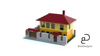 LEGO MOC - Small Mediterranean House