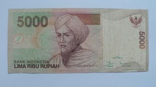 Индонезия 5000 рупий 2001 HWL 207204