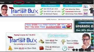 Gana dinero con Transitbux Ptc confiable que paga en euros