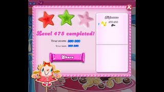 Candy Crush Saga Level 475 ★★ NO BOOSTER