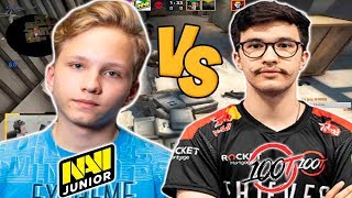 M0NESY ИЗ NAVI JUNIOR ПРОТИВ GRATISFACTION ИЗ 100THIEVES | ПОТНАЯ ЗАРУБА ПРОТИВ ПРО ИГРОКА ОТ M0NESY