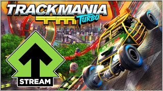Level Up streamer og anmelder Trackmania Turbo (opptak)