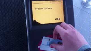 Ov chipkaart uitchecken - Probeer opnieuw